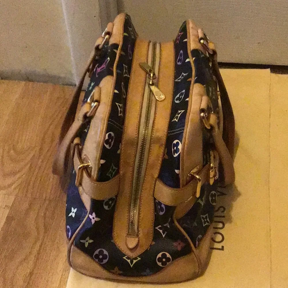 🌟Louis Vuitton🌟black multi Murakami Claudia AS4088